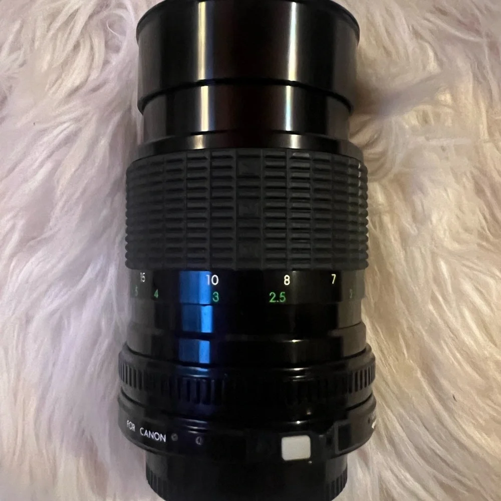 Sigma Black Telephoto Zoom Lens with Focus Control